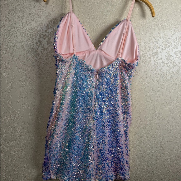 Fashion Nova Iridescent Mini Dress - Picture 3 of 4